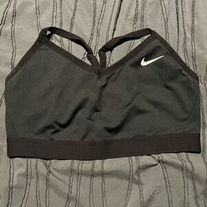 Nike Women's Black and White Sports Bra